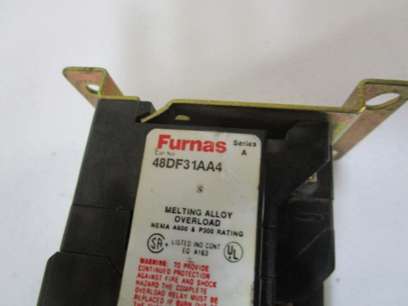 FURNAS THERMAL OVERLOAD RELAY 48DF31AA4 UNMP