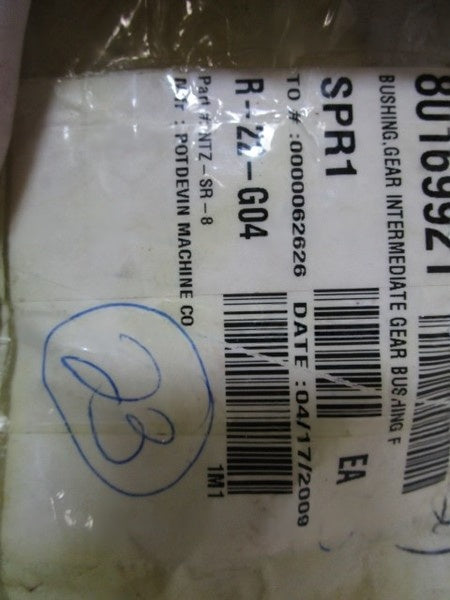 LOT OF 23 POTDEVIN MACH CO. INTERMEDIATE GEAR BUSHING NTX-SR-8 NSNP