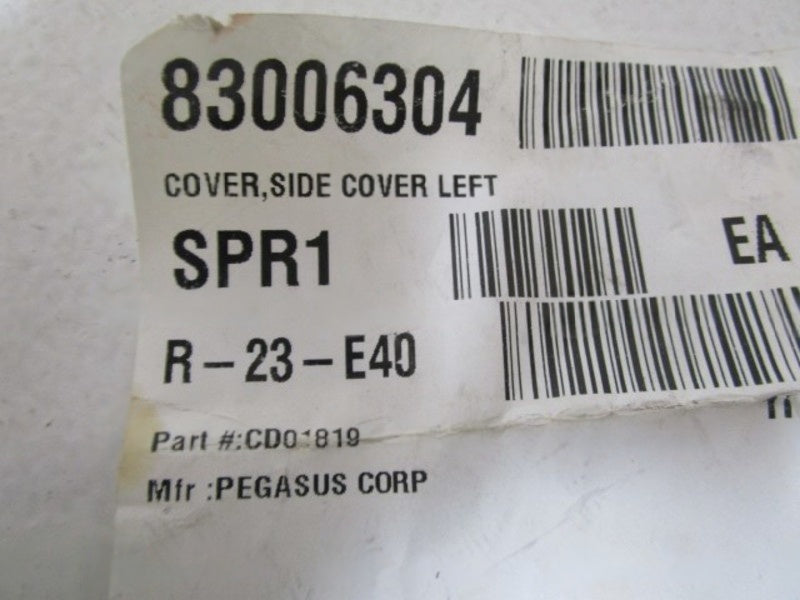 PEGASUS CORP. SIDE COVER LEFT 2" CD01819 NSNP