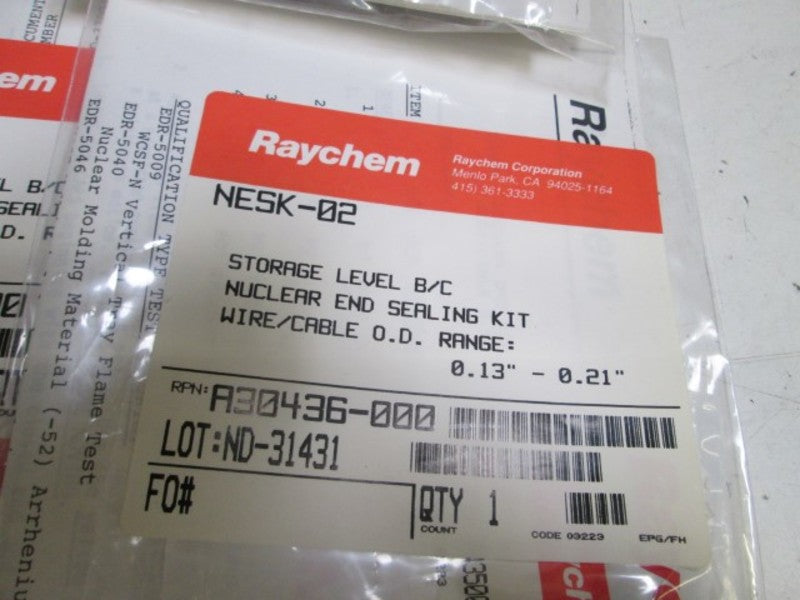 LOT OF 10 RAYCHEM NUCLEAR END SEALING KIT NSMP