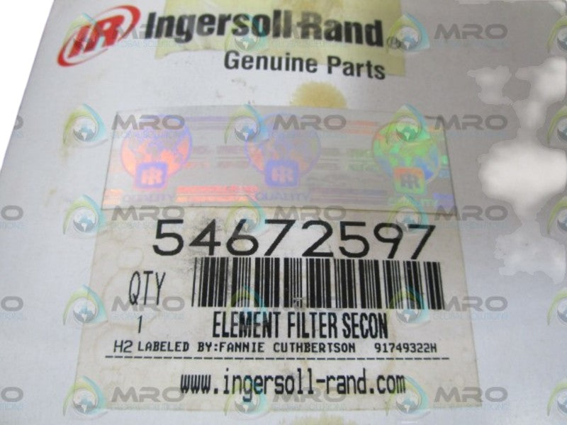 INGERSOLL RAND FILTER ELEMENT 54672597 NSMP