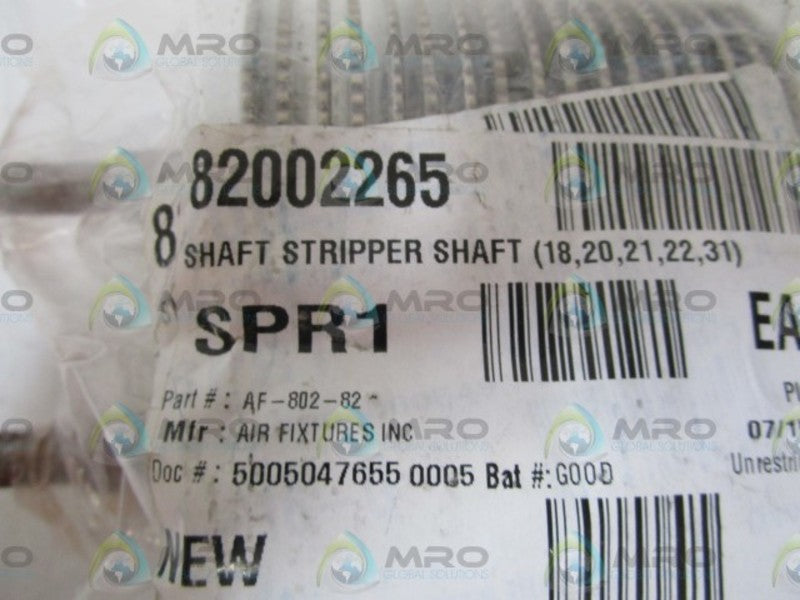LOT OF 3 AIR FIXTURES INC. STRIPPER SHAFT AF-802-82 UNMP