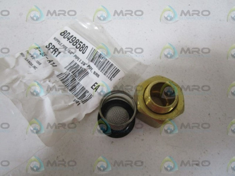 LANDA INC. 1/2" PIPE X 3/8" PIPE NIPPLE 2-1058 NSNP