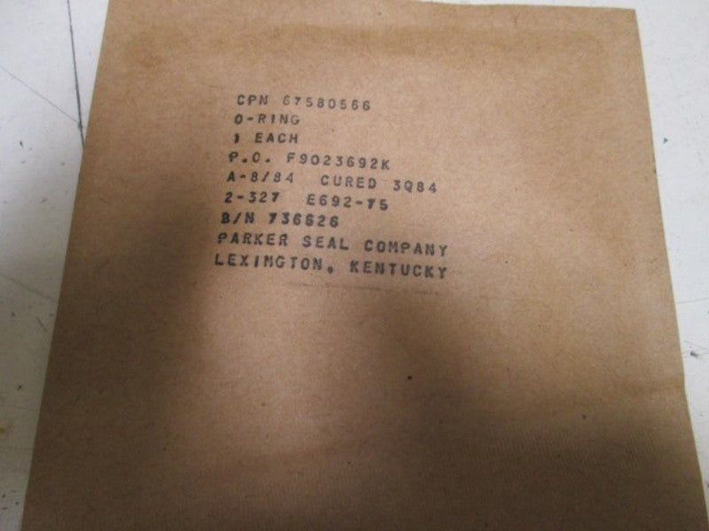 LOT OF 60 PARKER SEAL COMPANY O-RING CPN 67580566 NSMP