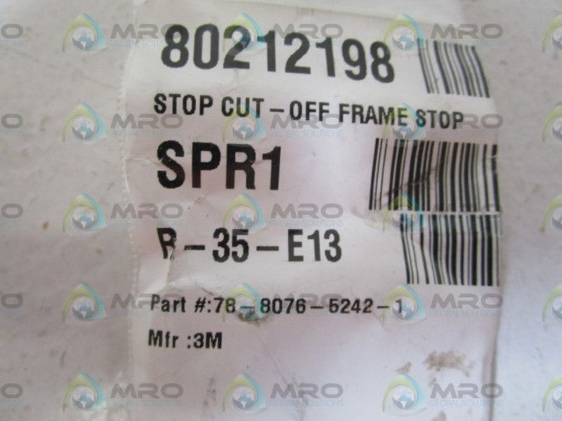 LOT OF 2 3M CUT-OFF FRAME STOP 78-8076-5242-1 NSNP