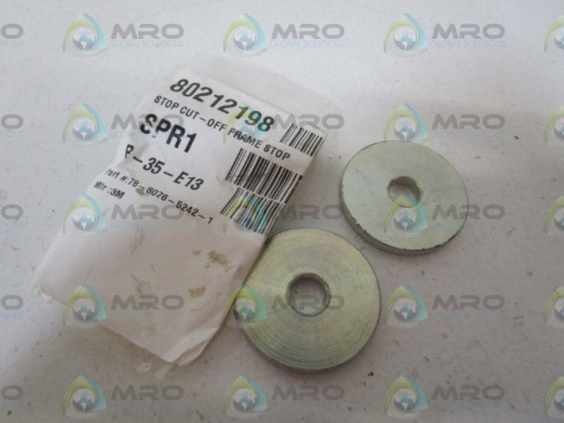 LOT OF 2 3M CUT-OFF FRAME STOP 78-8076-5242-1 NSNP