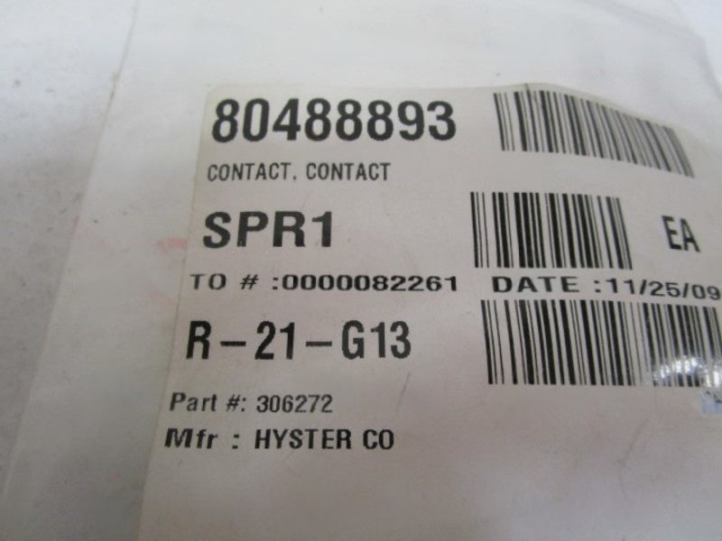 HYSTER CO. CONTACT 306272 NSNP