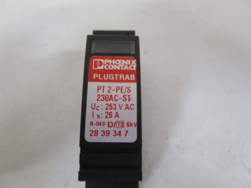 PHOENIX CONTACT PLUG TRAP PT2-PE/S NSNP
