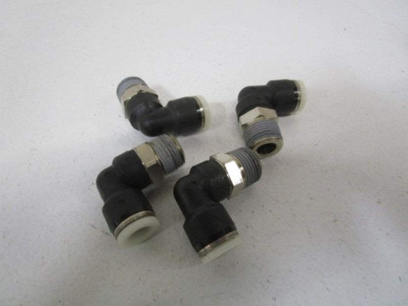 LOT OF 4 FESTO ELBOW CONNECTOR QSL-V0-3/8-10 NSNP