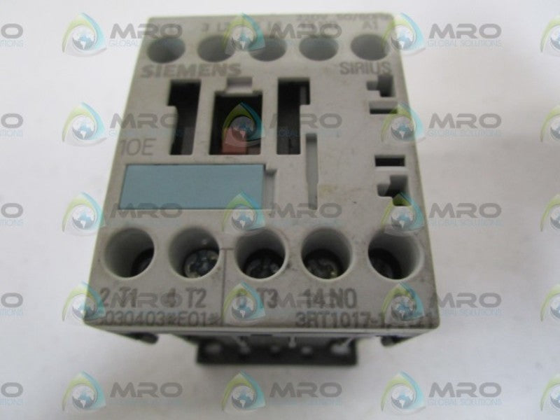SIEMENS CONTACTOR 3RT1017-1AN21 UNMP