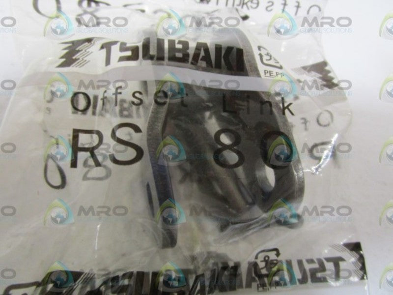 LOT OF 5 TSUBAKI OFFSET LINK RS80 NSMP