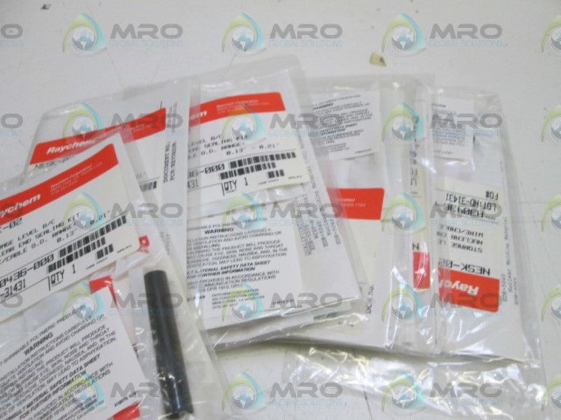 LOT OF 10 RAYCHEM, NUCLEAR END SEALING KIT NESK-02 NSMP