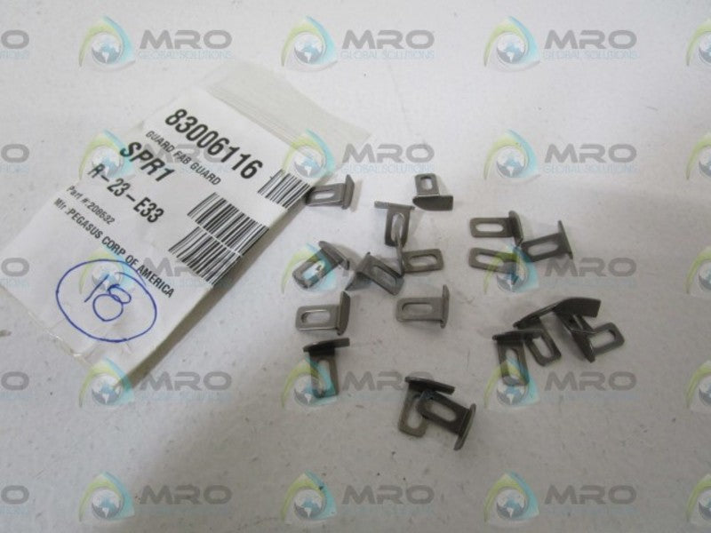 LOT OF 18 PEGASUS CORP. GUARD FAB 208532 NSNP
