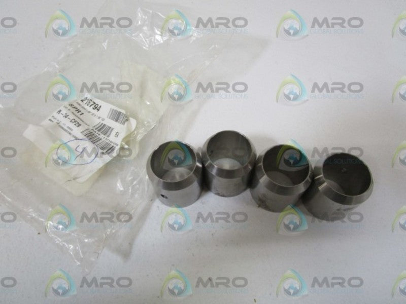 LOT OF 4 TS CONVERTING EQUIP. 1.06"X1.56" RING 27-07-00004 NSNP