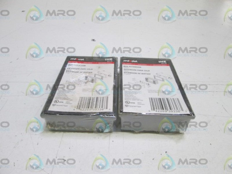 LOT OF 2 RED DOT BOX EXTENSION IHE NSNP