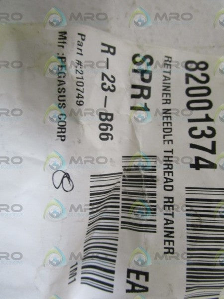 LOT OF 8 PEGASUS CORP. THREAD RETAINER NEEDLE 210749 NSNP