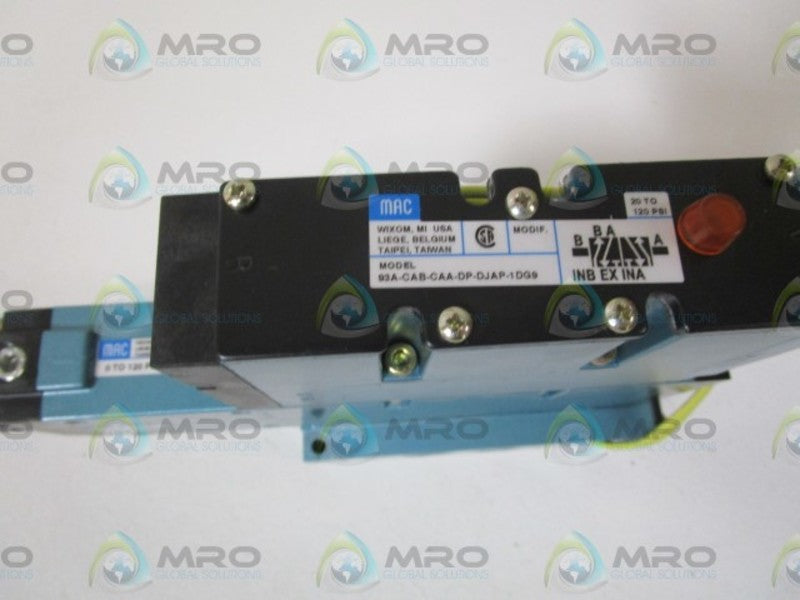 MAC VALVE 93A-CAB-CAA-DP-DJAP-1DG9 NSMP