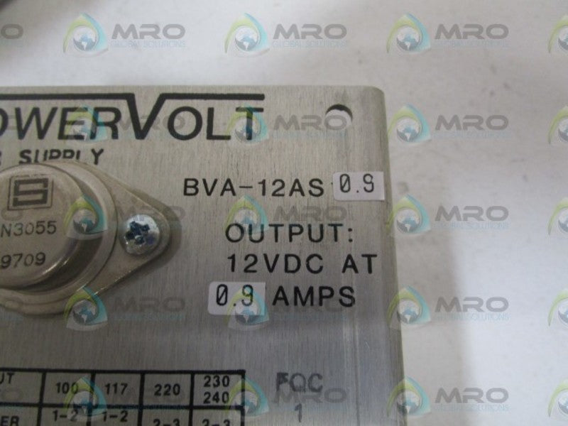 POWERVOLT POWER SUPPLY BVA-12AS0.9 NSMP