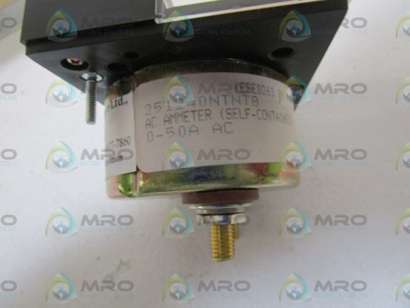 YOKOGAWA PANEL METER 0-50A 251240NTNT8 NSMP