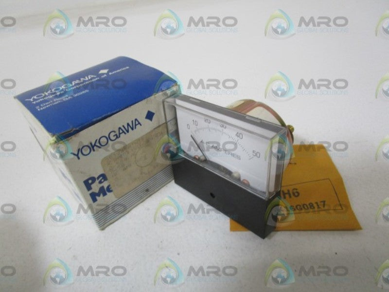 YOKOGAWA PANEL METER 0-50A 251240NTNT8 NSMP