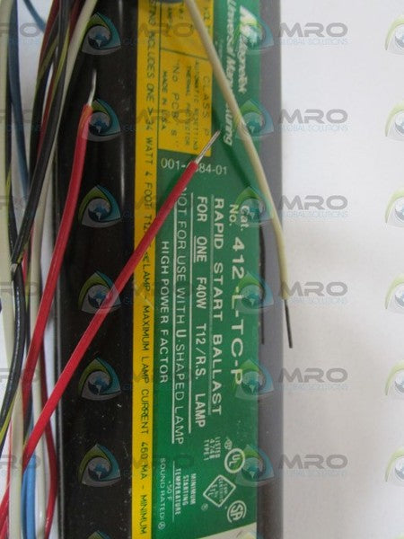 MAGNETEK BALLAST 120V 412-L-TC-P NSMP