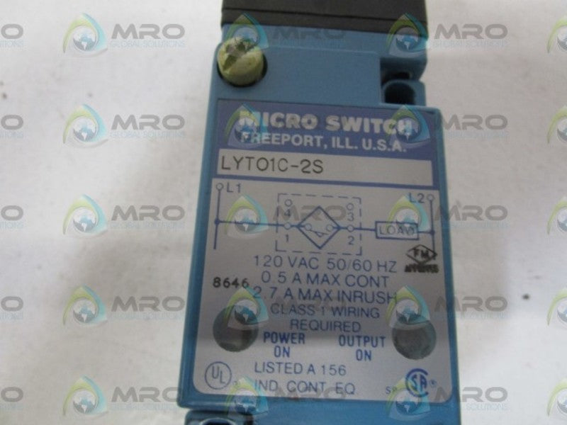 MICROSWITCH LIMIT SWITCH LYT01C-2S NSMP