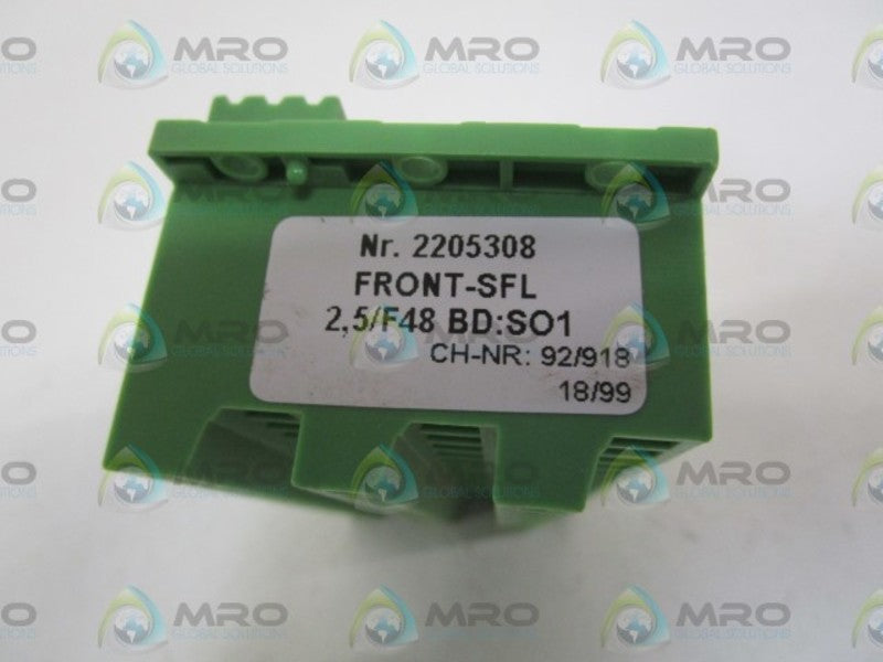 PHOENIX CONTACT SOCKET STRIP FRONT-SFL 2,5/F48 BD:SO1 NSNP