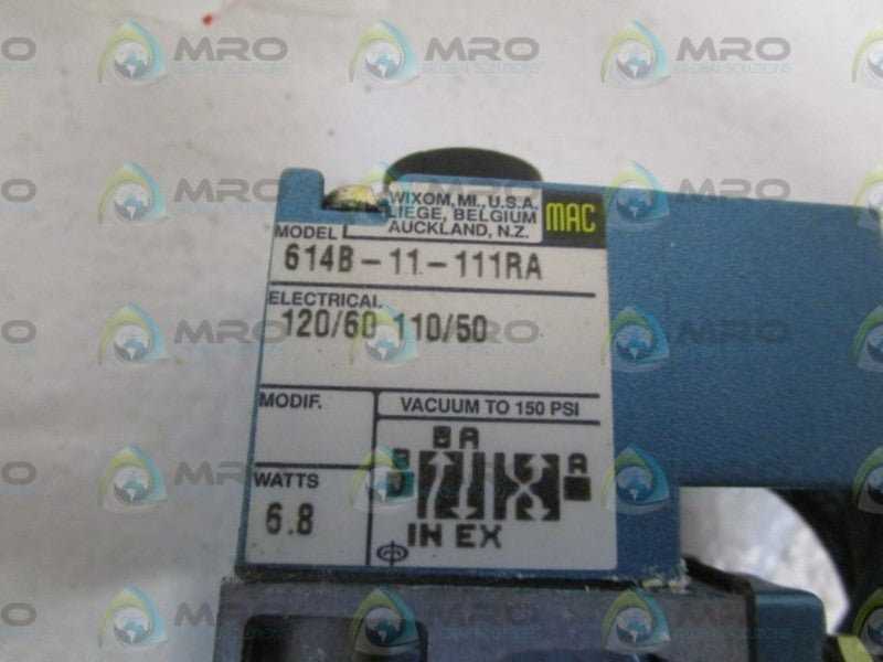 MAC SOLENOID VALVE 614B-11-111RA NSMP