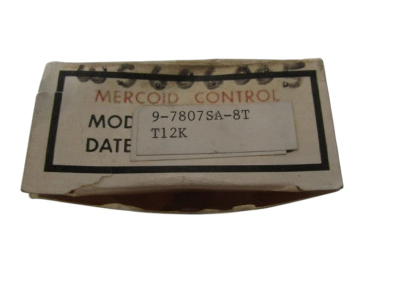MERCOID CONTROL SWITCH 9-7807SA-8T NSMP
