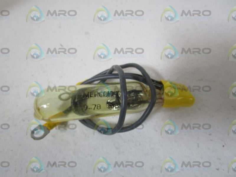 MERCOID CONTROL SWITCH 9-7807SA-8T NSMP