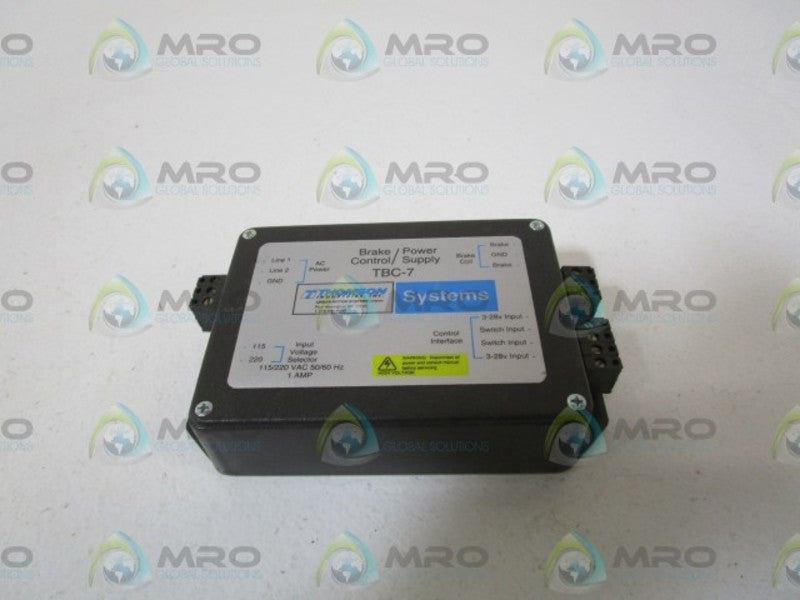 THOMSON BRAKE CONTROL/POWER SUPPLY TBC-7 NSMP