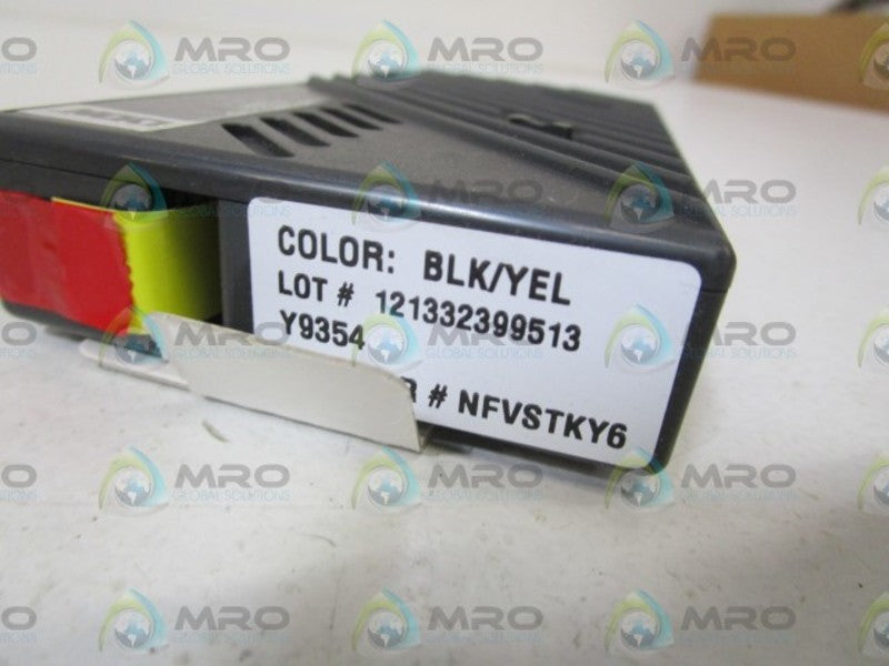 LOT OF 2 LYON BLACK/YELLOW 121332399513 NSMP