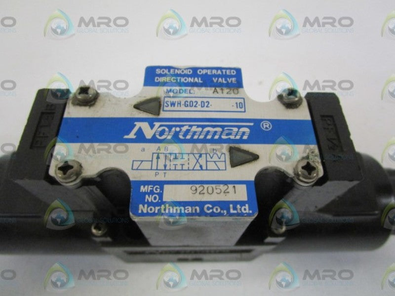 NORTHMAN DIRECTIONAL VALVE SWH-G02-D2-A120-10 UNMP
