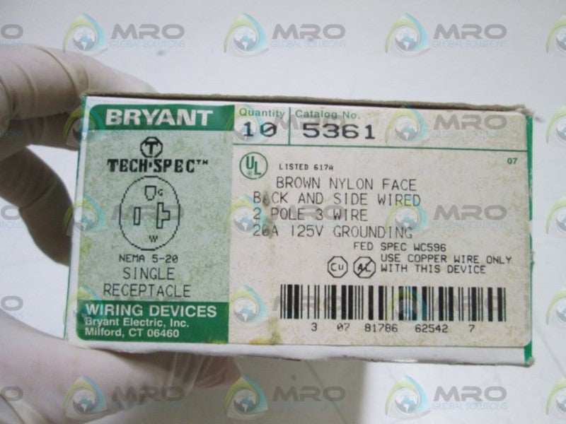BRYANT 5361 (PACKAGE OF 10) NSMP