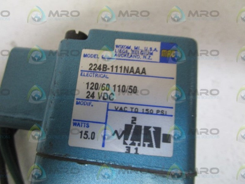 MAC 224B-111NA SOLENOID VALVE  NSMP
