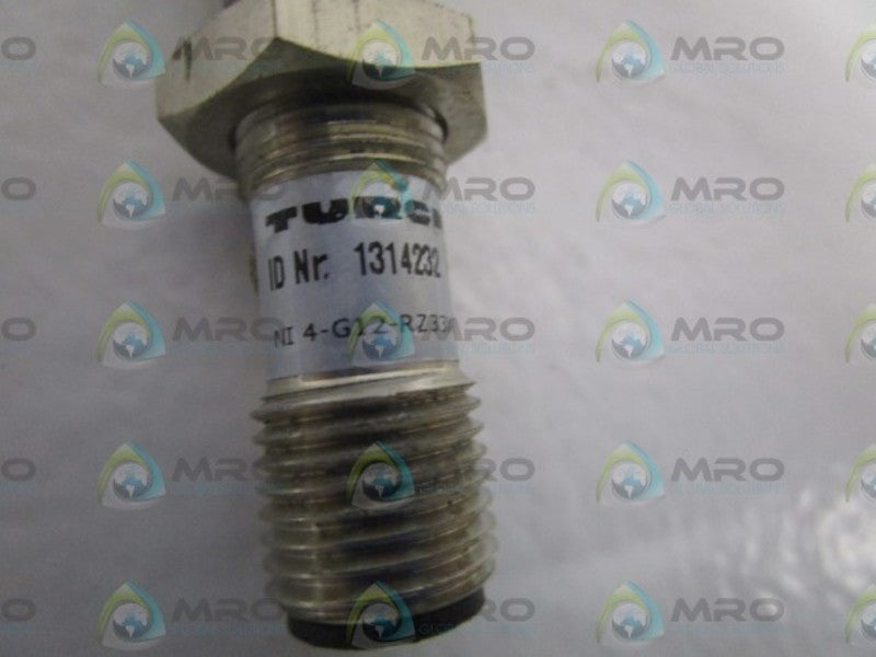 TURCK PROXIMITY SENSOR NI4-G12-RZ33X-B3131 *USED*