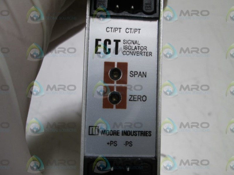 MOORE ECT/0-3.3AAC/4-20MA/12-42DC [DIN] SIGNAL ISOLATOR CONVERTER UNMP