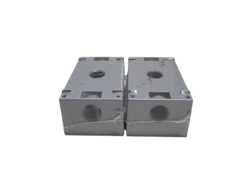 LOT OF 2 PASS & SEYMOUR OUTLET BOX WPB23 NSNP