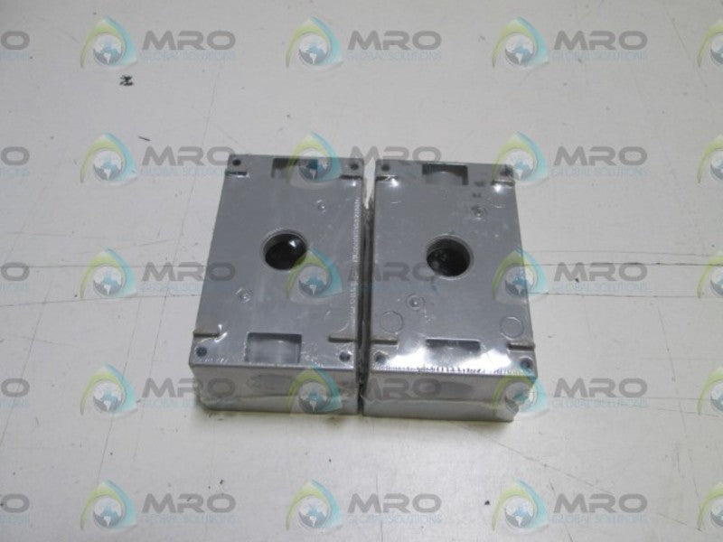 LOT OF 2 PASS & SEYMOUR OUTLET BOX WPB23 NSNP