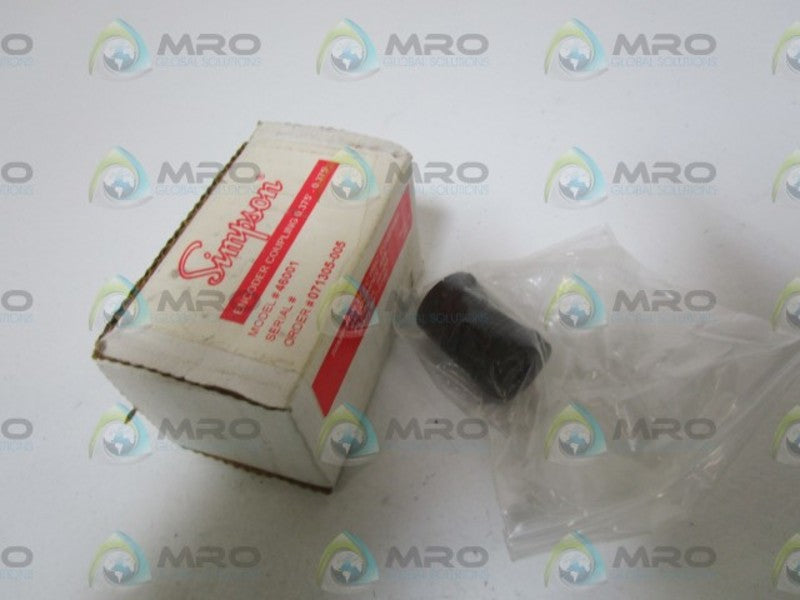 SIMPSON ENCODER COUPLING 0.375'-0.375' 46001 NSMP