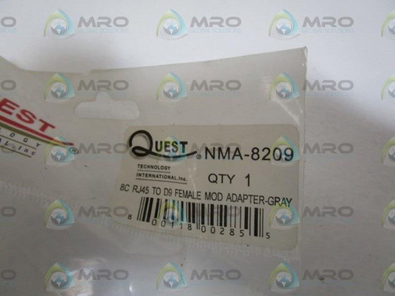 LOT OF 10 QUEST FEMALE MOD ADAPTER NMA-8209 NSMP