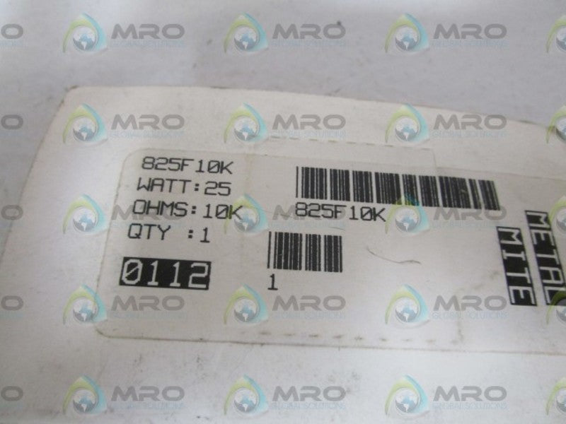 OHMITE RESISTOR 825F10K ORIGINAL PACKAGE