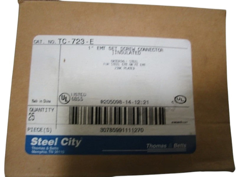 LOT OF 18 THOMAS & BETTS TC-723-E 1" SCREW CONNECTOR NSMP