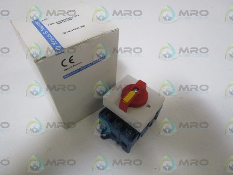 KRAUS & NAIMER KG41.K300/USA001.VE2 DISCONNECT SWITCH NSMP