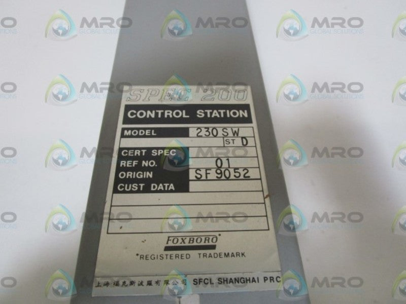 HONEYWELL CONTROL STATION 230SW NSNP