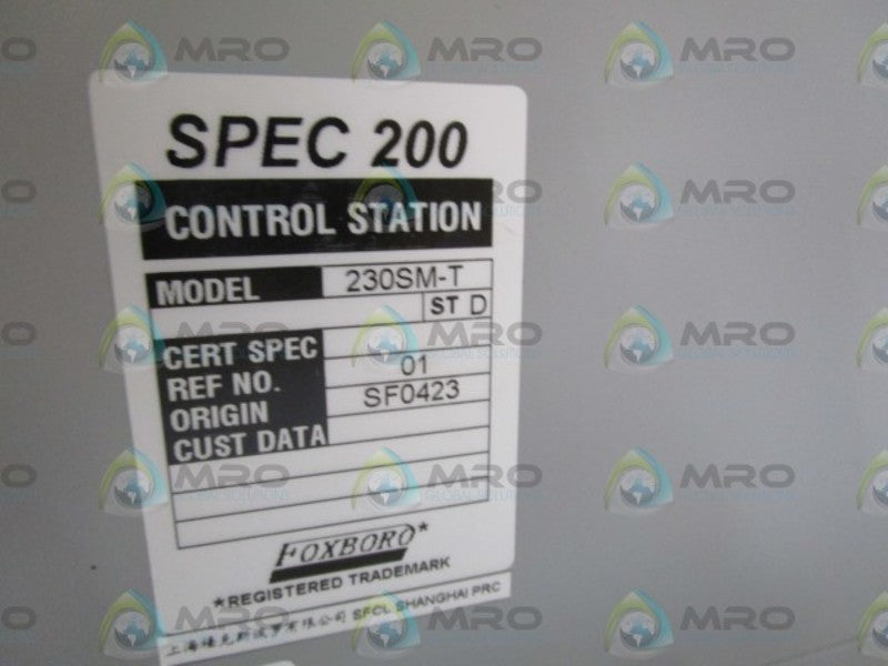FOXBORO CONTROL STATION 230SM-T NSNP