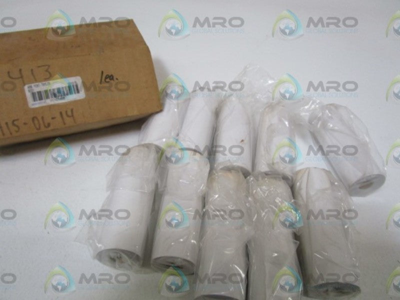 LOT OF 10 ABB 4.313" X49" ROLLS OF CHART PAPER 82S1 NSMP