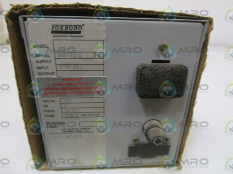 FOXBORO RECORDER 123-FE (AS PICTURED) NSNP