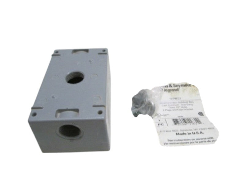 PASS & SEYMOUR WEATHERPROOF OUTDOOR BOX WPB23 NSNP