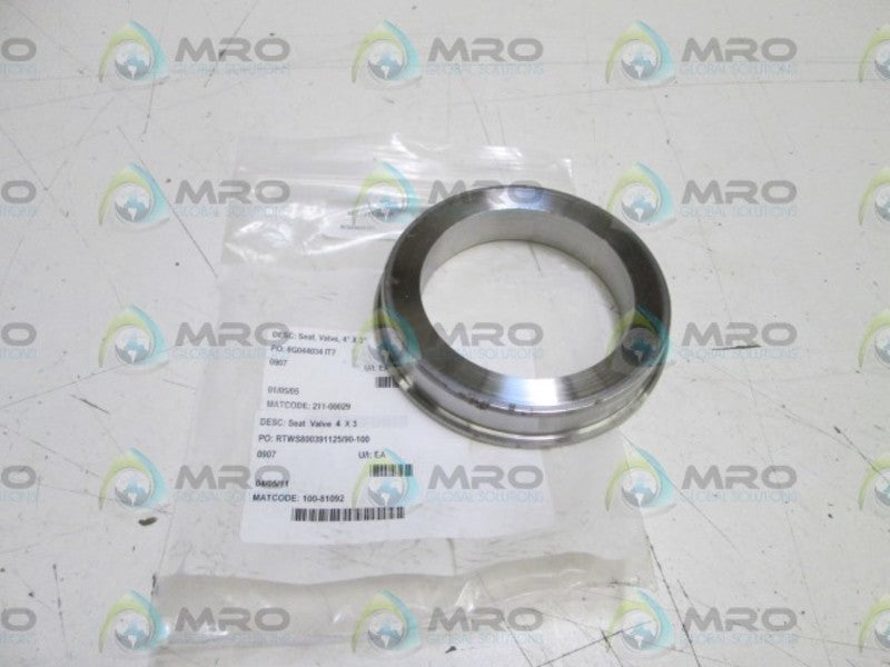 SEAT VALVE 4" X 3" NSNP